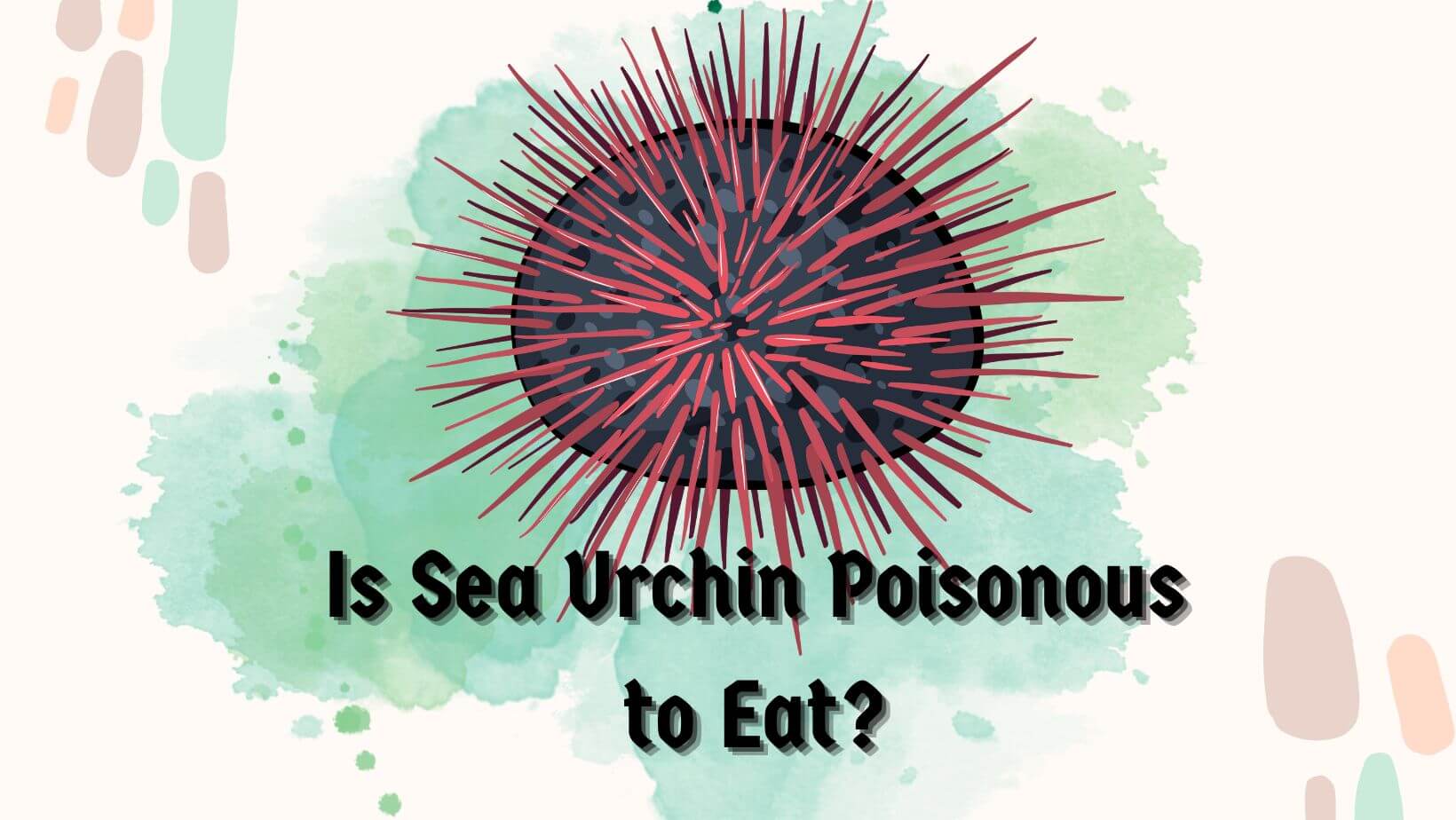 Is Sea Urchin Poisonous to Eat?